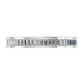 Baguette Diamond Eternity Ring 18K White Gold (1.20 ct. tw.)