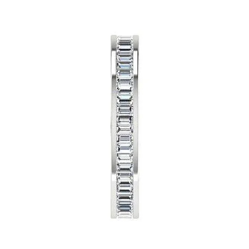 Baguette Diamond Eternity Ring 18K White Gold (1.20 ct. tw.)