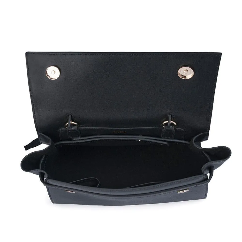 Bank Leather Handbag