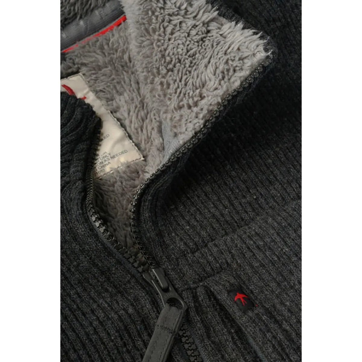 Basecamp Rib-Pile Jkt Dark Charcoal