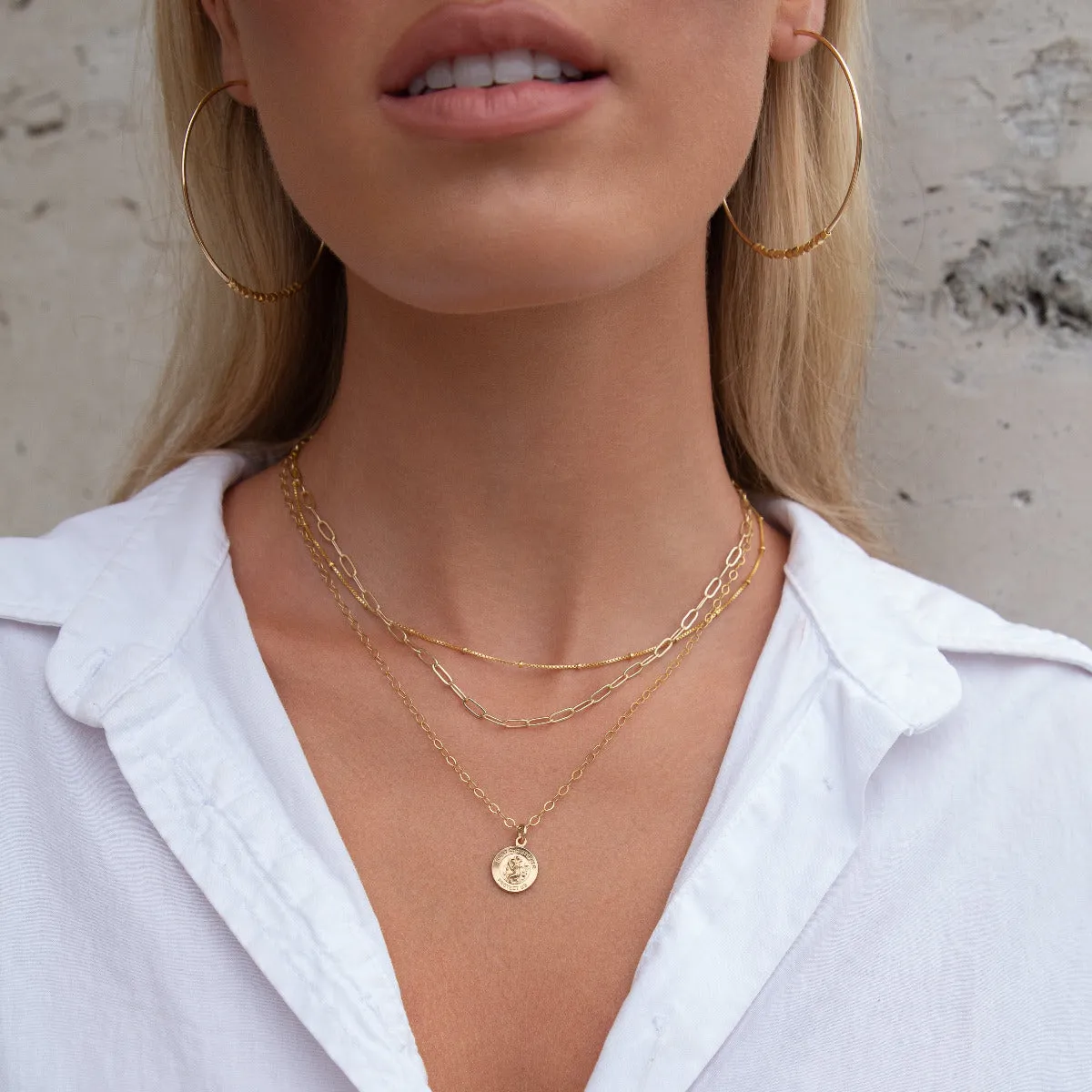 CHLOE GOLDEN BALL CHAIN