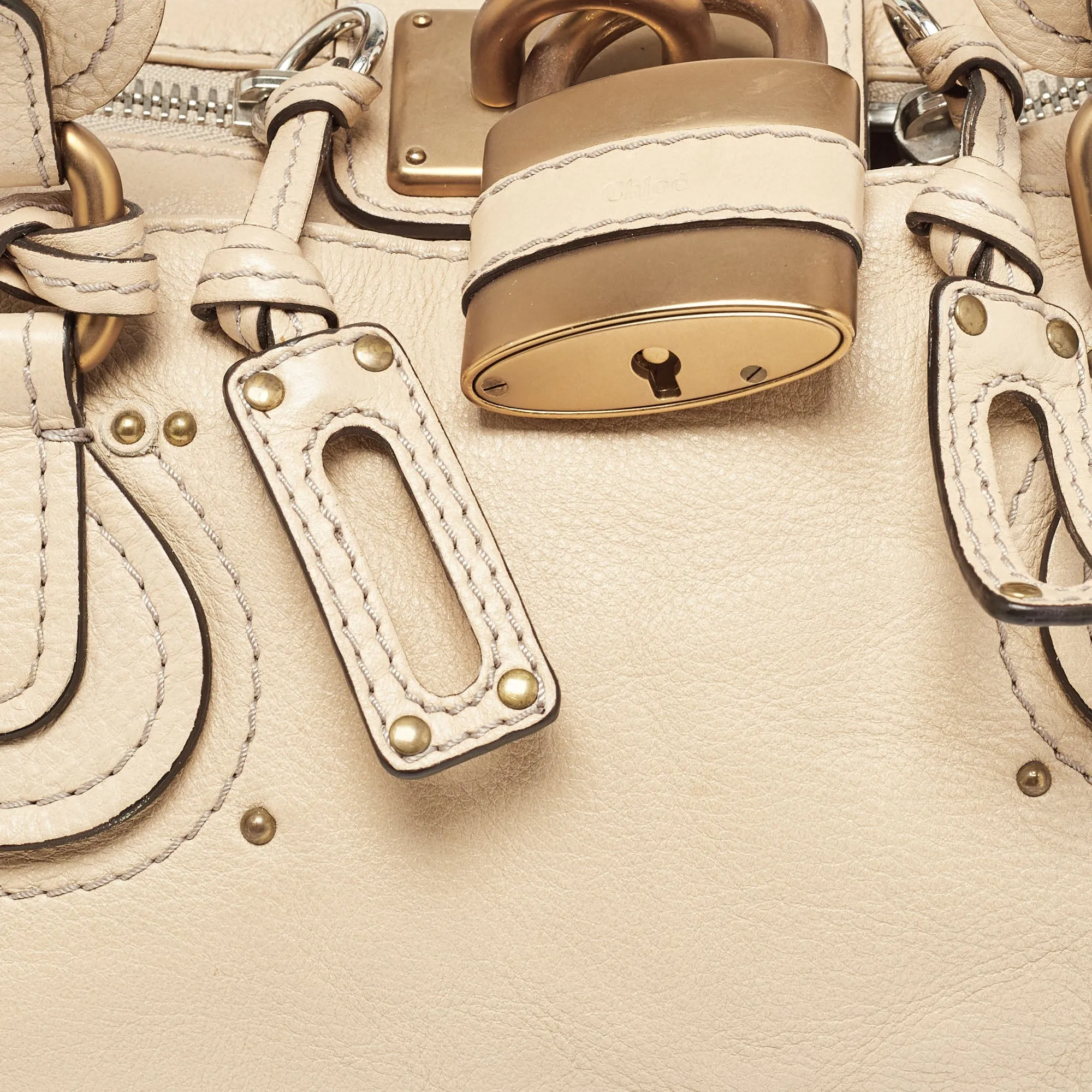 Chloe  Leather Medium Paddington Satchel