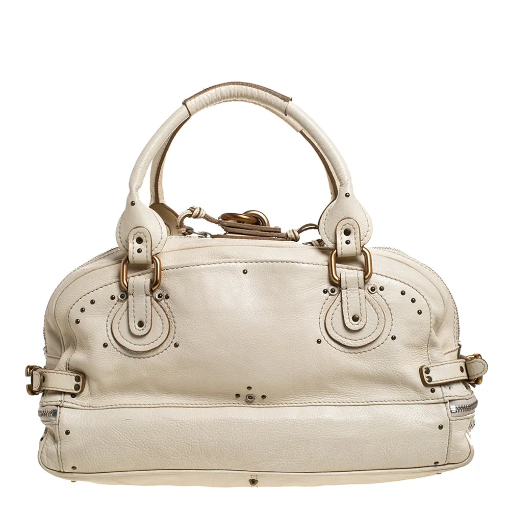 Chloe  Leather Paddington Zipped Satchel
