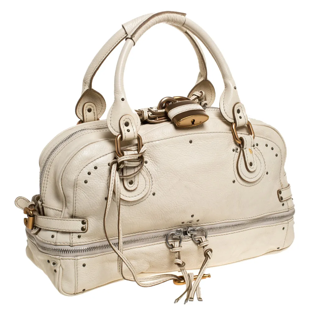 Chloe  Leather Paddington Zipped Satchel