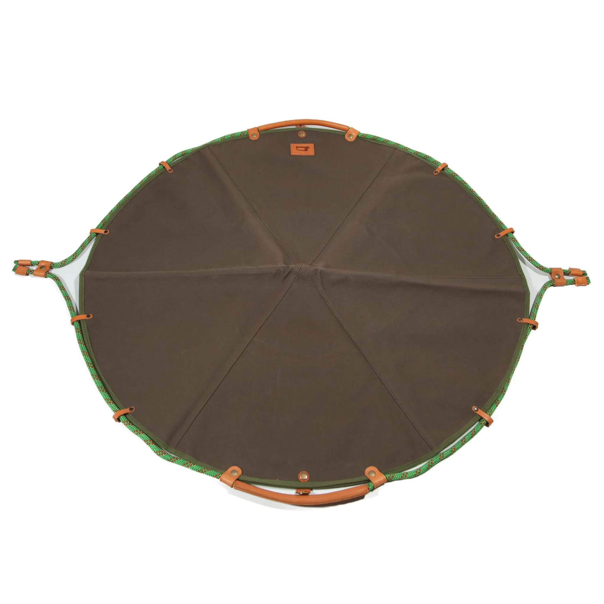Circle Bag 100 Khaki×Orange