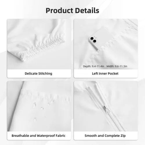 Custom Photo Unisex Sun Protection Lightweight Hoodie Long Sleeve Zipper Shirt