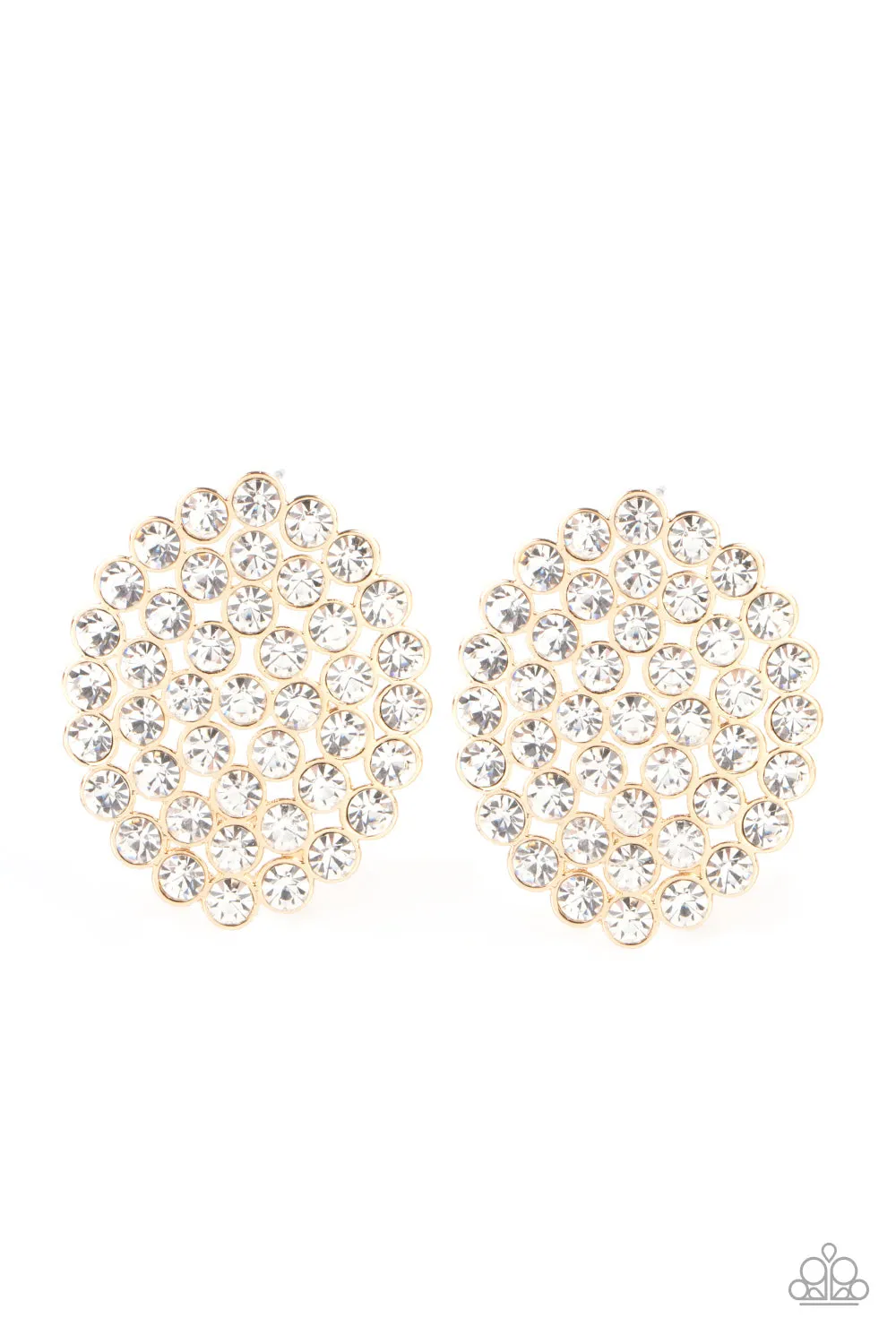 Drama School Dropout - Gold Post Style Earrings Stud