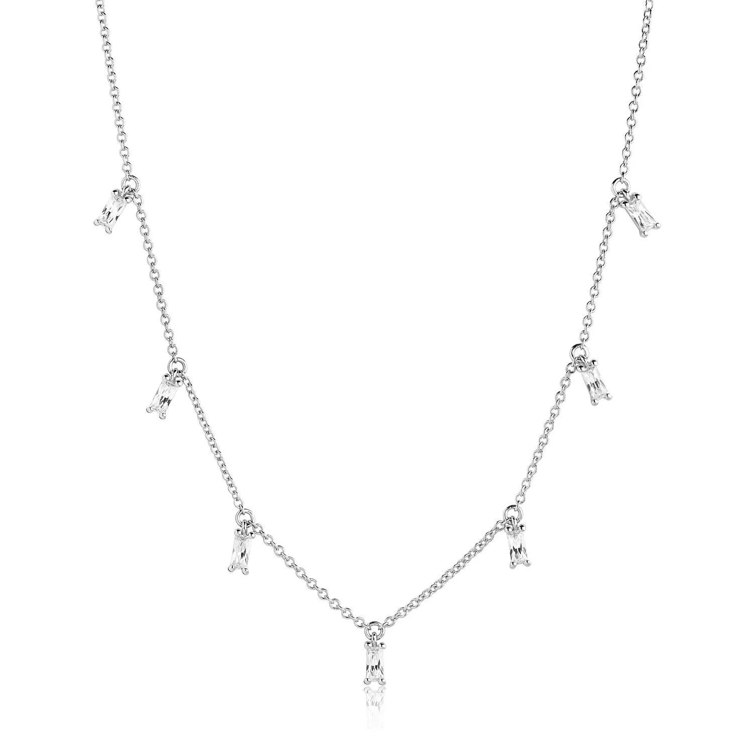 Necklace Princess Baguette