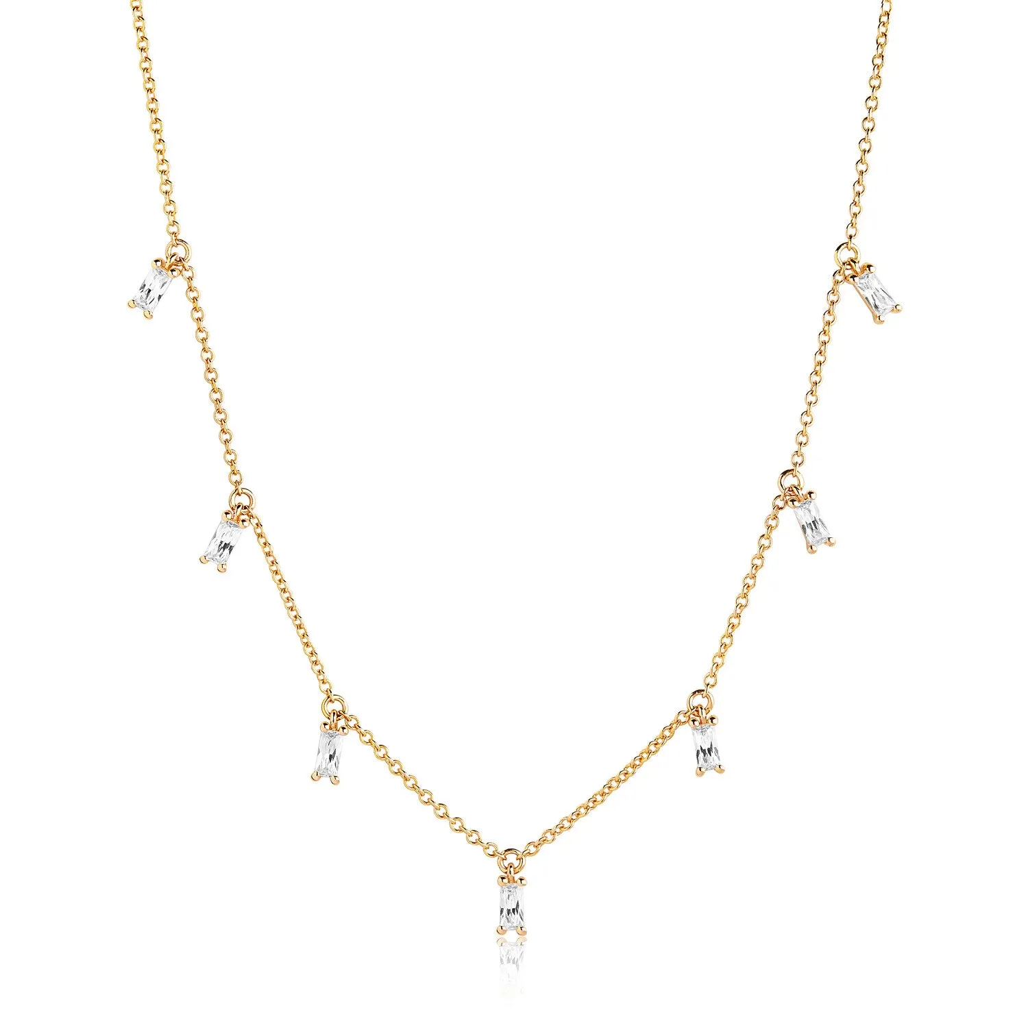 Necklace Princess Baguette