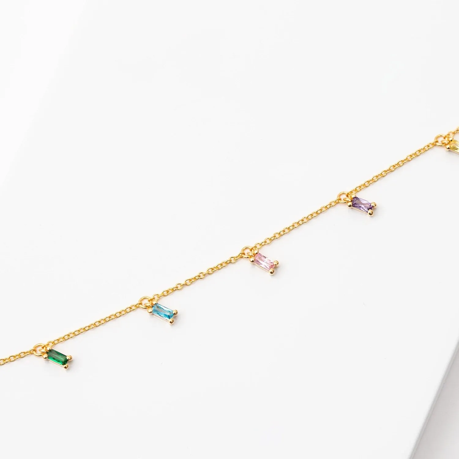 Necklace Princess Baguette