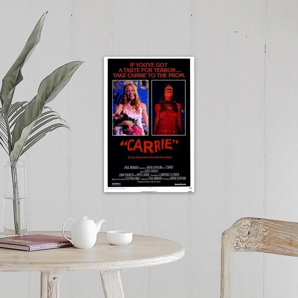 "Carrie (1976)" Canvas Wall Art