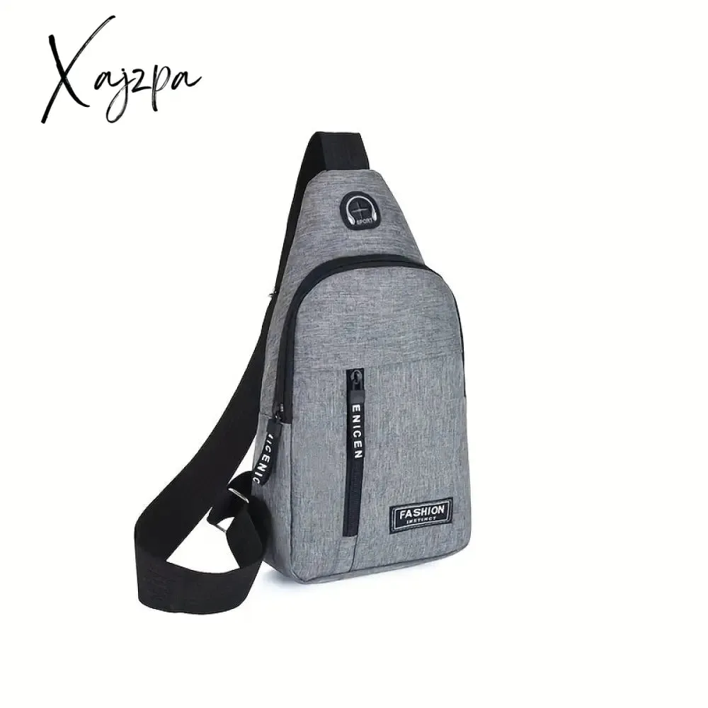 Unisex Oxford Cloth Chest Bag - Adjustable & Water-resistant for Outdoor Adventures - Perfect for Mountaineering, Cycling & Daily Use