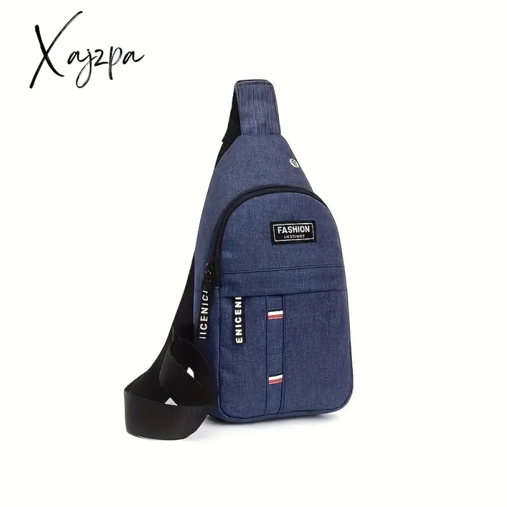 Unisex Oxford Cloth Chest Bag - Adjustable & Water-resistant for Outdoor Adventures - Perfect for Mountaineering, Cycling & Daily Use