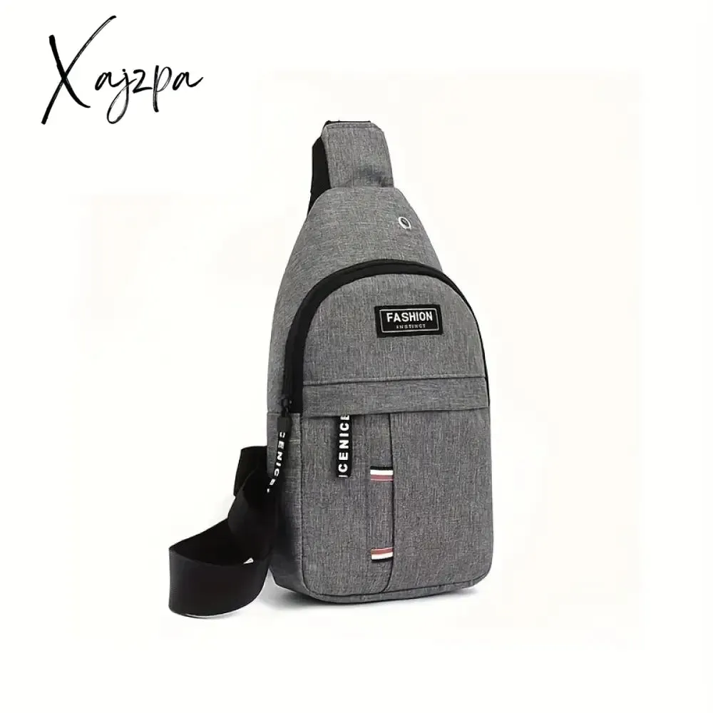 Unisex Oxford Cloth Chest Bag - Adjustable & Water-resistant for Outdoor Adventures - Perfect for Mountaineering, Cycling & Daily Use