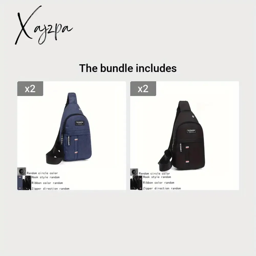 Unisex Oxford Cloth Chest Bag - Adjustable & Water-resistant for Outdoor Adventures - Perfect for Mountaineering, Cycling & Daily Use